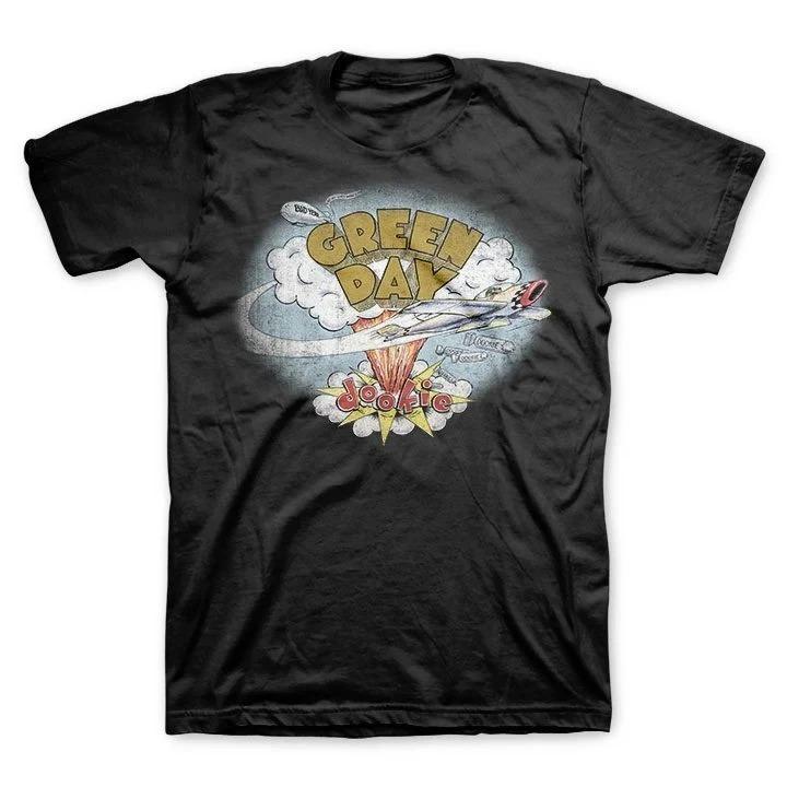 Green Day Dookie Rocket Casual Tshirt Men Women Oversized Streetwear YK Cotton Short Sleeve Harajuku Tee Female Male Clothing