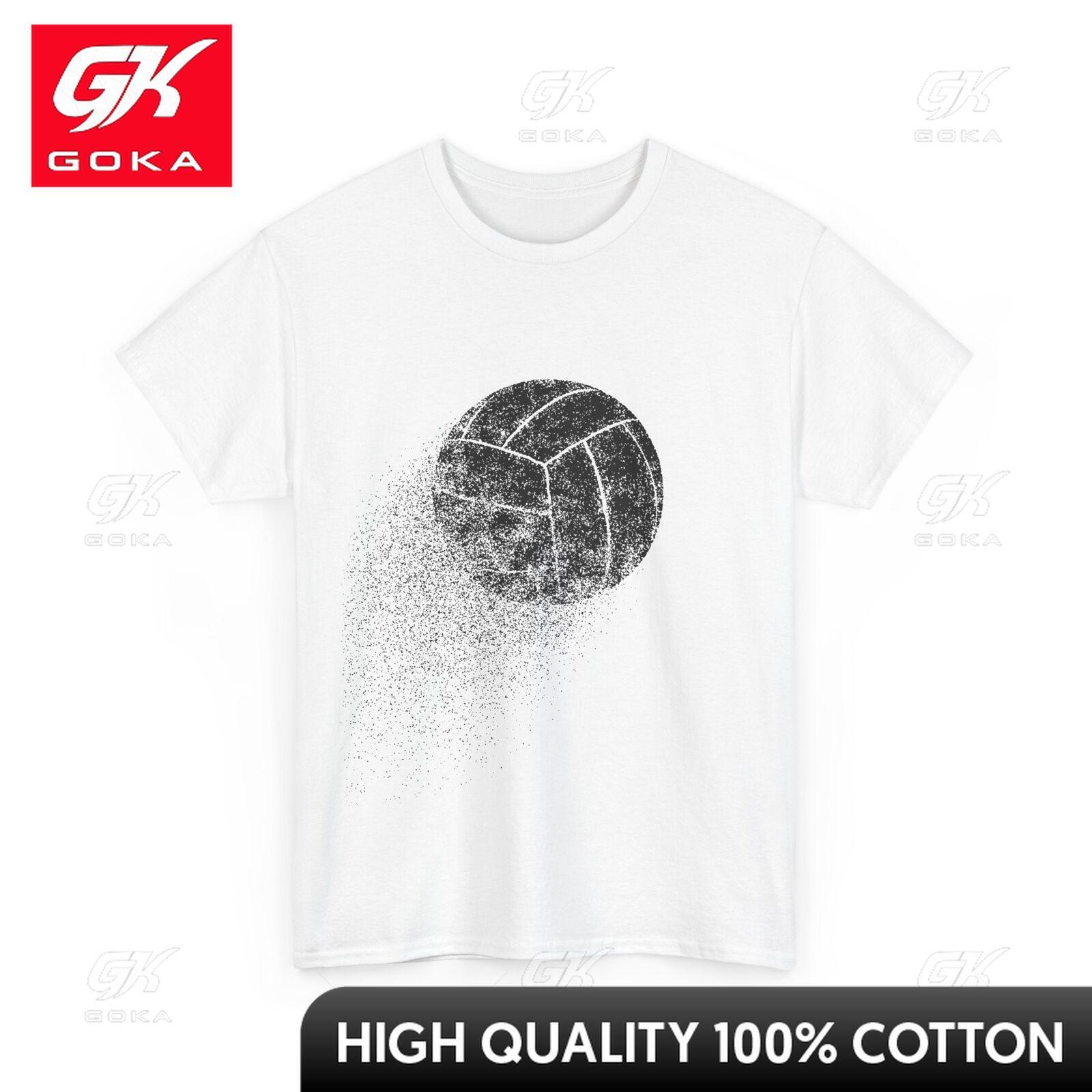 

Volleyball Lovers Sports Fans Women Unisex Shirt Neck Novelty Print Comical Weekend Outfit T Shirt Cotton Fabric Lightweight S