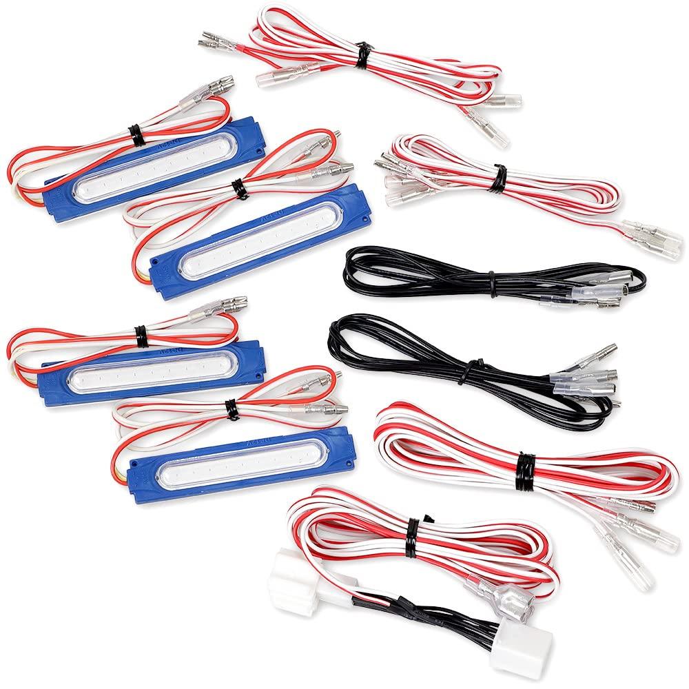 Dual LED Welcome Lamps for Honda Step WGN and Customizable Parts and YOURS. (Blue) RP6, RP7, RP8. Accessories. Model y409-025 [5] M.
