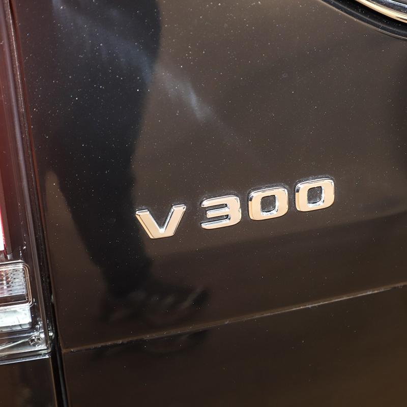 Car Trunk Nameplate Letters Logo Emblem Badge Sticker For Mercedes Benz V Class W447 V250d V300d V350d V220d 4MATIC Accessories