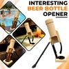Beer Bottle Mortar Bottle Opener, 51mm Mortar Beer Bottle Opener Heavy-Duty Cap Hands-Free Push Down Opener Men's Exclusive Space For Bar