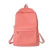 2023 Winter Women's Solid Color Casual Backpack - Large Capacity, Simple Design, Ideal for School and Travel