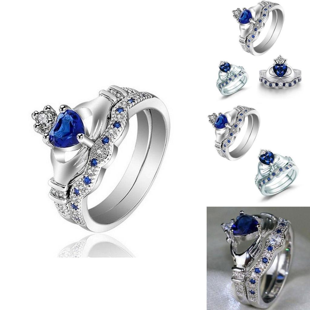 Ring Shaped Heart Jewelry Decorative Ornaments Gifts Fashion Elegant Simple