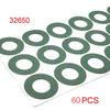 100pcs Self-Adhesive 21700 18650 26650 Battery Insulating Gasket, Hollow Paperboard Electrical Insulation Pad Rings 1S-8S Solid