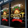 Christmas Decoration Festive Atmosphere Scene Arrangement Bell Stickers