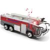 1/32 lotniskowe wozy strażackie dla chłopców, wóz strażacki zabawki Diecast silnik wozu strażackiego Pullback zabawka cierna pojazd inżynieryjny Model wozu strażackiego