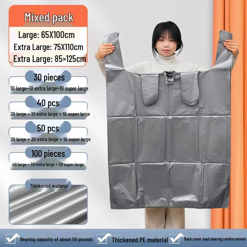Large Capacity Waterproof Moving Bags for Luggage, Clothes, and Quilts
