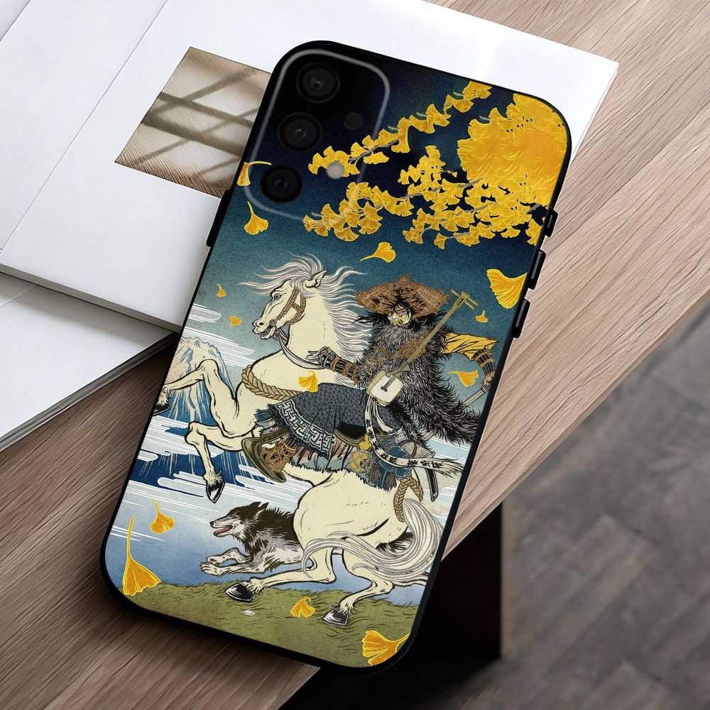 

Game G-Ghost Of Y-Yotei Phone Case For Samsung Galaxy A73,A72,A71,A70,A53,A52,A51,Others Soft Black Cover Samsung a52