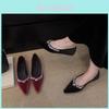 Spring Women Flat Shoes With Waterdiamond Embellishments For Daily Wear