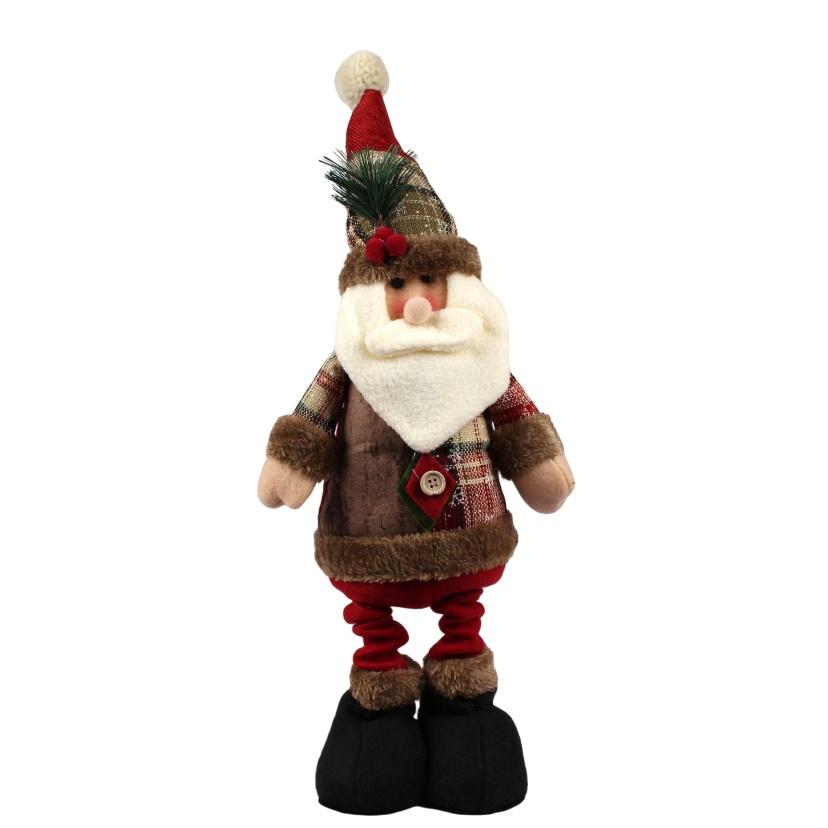 Christmas Doll Telescopic Snowman Santa Claus Elk Standing Doll Ornament Xmas Gifts Home Room Party Decoration Holiday Gifts