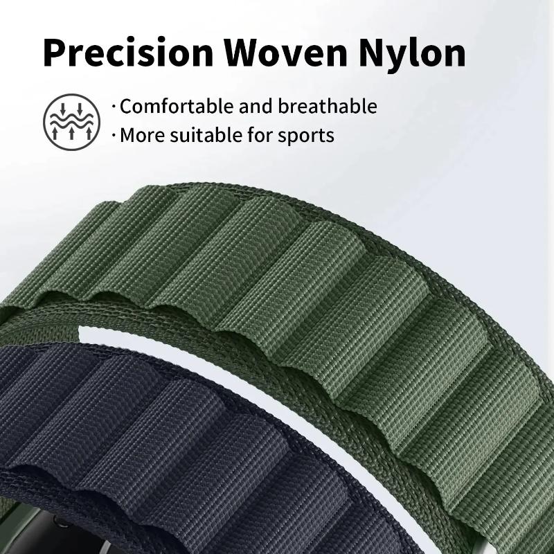 Alpine Loop Nylon Strap For Fitbit Versa 4/3 Smartwatch Replacement Sports Bracelet Wristband For Fitbit Sense 2/1 Accessories