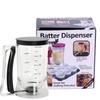 Batter Separator Dispenser with Measuring Label Squeeze Handle for Pancake Cookie Cake Waffle Batter Storage 900ml