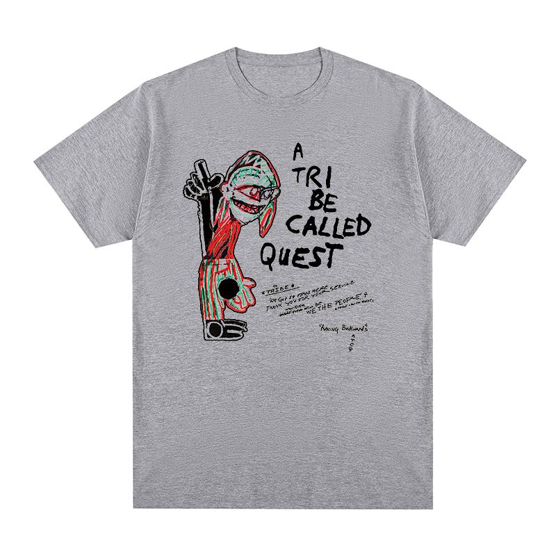 A TRIBE CALLED QUEST ATCQ Hip Hop Music T-shirt Harajuku Streetwear Vintage Summer Cotton T Shirt Men New TEE TSHIRT Womens Tops