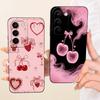 Per Realme C83 C100 Custodia per Telefono Floreale Margherita Estetica Luna Notte Modello Fiocco Funda Copertura Posteriore in Silicone Morbido Opaco Realme P4 Lite