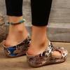 Summer New Women Wedges Sandals Casual Open Toe Beach Shoes Fashion Hollow Out Slippers Comfortable Sandals Chaussure Femme