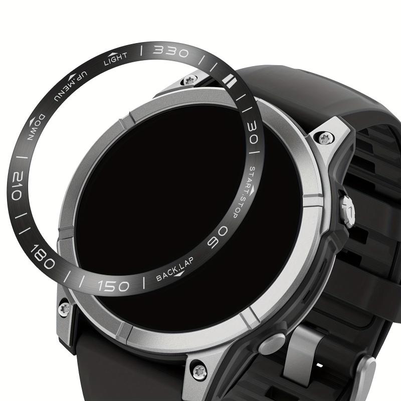 Capac Protector din Oțel Inoxidabil pentru Brățara Ceasului Garmin Fenix 8 47/51mm Inel de Protecție Rezistent la Zgârieturi Instalare Ușoară