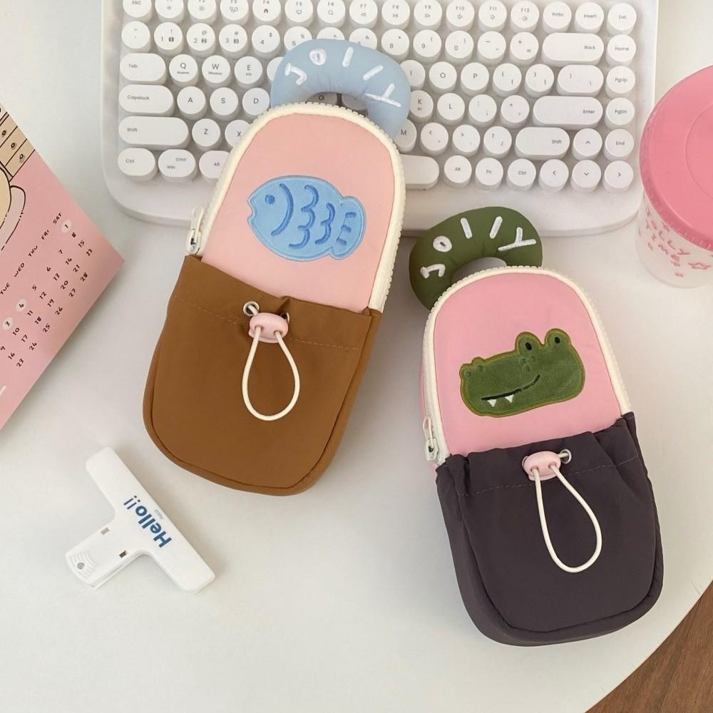 Large Capacity Korean Style Pencil Case Desktop Storage Animal Pencil Pouch Girls Children