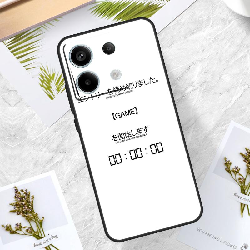Alice in Borderland Case For Xiaomi Redmi Note 13 14 Pro 12 11 10 9 11S 12S Redmi 15 10C 12C 13C 14C 15C Cover