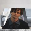 Cozy Criminal Minds Spencer Reid Blanket Stuff Sofa Decorative  Throws And Blankets Lightweight Flannel for Bedroom