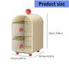 Contemporary Plastic Desktop Coffee Organiser Corner Teas Bag Holder Office Table Drawer Storage Box with Compartments