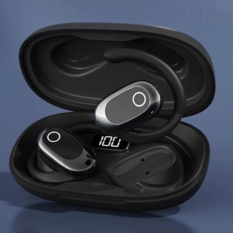 

Беспроводные Bluetooth 5.4 Наушники Наушники с ушным крючком Гарнитуры с шумоподавлением Hi-Fi Стерео Водонепроницаемые Вкладыши