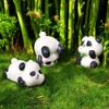 RENEWREVITAL Mini Miniature Set of Cute Animal DIY Car Bonsai Panda Figurines, Ornaments, 6, Figures, Desktop, Office, Decor, Gift, Landscape,