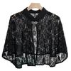 Elegant Summer Lace Sun Protection Shawl & Camisole Dress with Retro Silver Buckle – Fashionable Women's Outfit