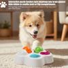 Rotatable Smart Slow Feeder Toys Stable Base Dog Hiding Food Bowl Pet Treat Dispenser  Pet Supplies