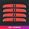 4pcsCar Door Edge Protection Anti Scratch Strip Accessories For Lincoln Aviator Navigator Continental Nautilus Flyer Corsair Tk2