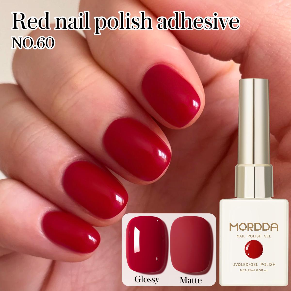 

2025 Autumn/Winter Encore Cherry Wine Red Gel Nail Polish for Salons