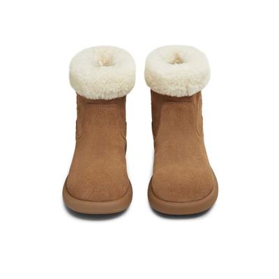 Retro Thick-soled Fluffy Snow Boots Women's New Piled Thickened Warm and Comfortable Versatile Casual Cotton Shoes