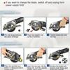 NEWONE Mini Circular Saw, 600W 3500RPM Corded Circular Saw, Compact Saw with Blade for Wood/Plastic Pipe Cutting