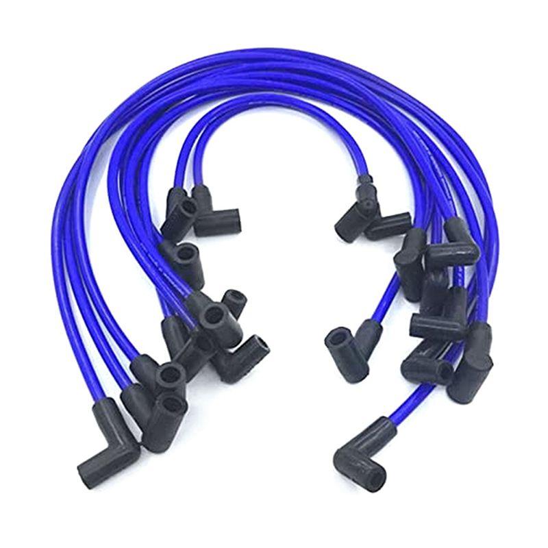 10Pcs 8mm Spark Plug Wire Set Compatible with Mercruiser for Thunderbolt V8 5.0 5.7 84-816608Q61
