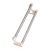 Double Towel Bar Plastic Stainless Steel Bath Towel Rack for Bathroom Double Towel Holder Wall Mount Towel Hanger