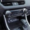 Black Console Air Condition Adjust Knob Ring Cover For Toyota RAV4 2019-2025