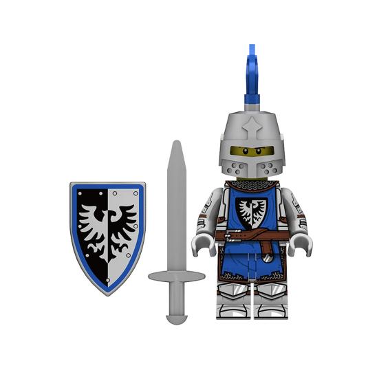 4 ks Mini středověký rytíř Stavebnice Hračka DIY Lehká Těžká zbroj Rytířská figurka Mini stavebnice Skládací hračka Dekorace Dárek pro sběratele