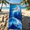 Mermaid Cartoon Anime Towel For Outdoor Camping Beach Towel Super Absorbent Quick-Drying Summer Towel