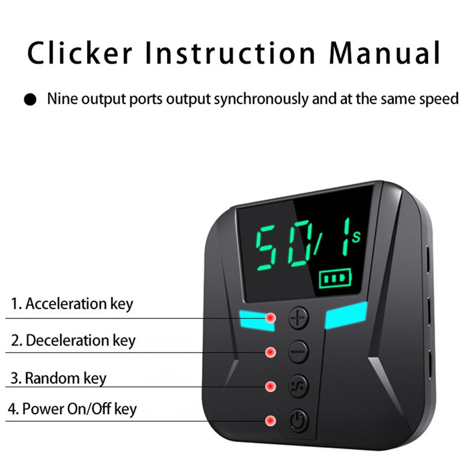 Mobile Phone Screen Clicker Finger Holder Device Live Broadcast Fast Praise Automatic Loop Connecting Point Universal Games