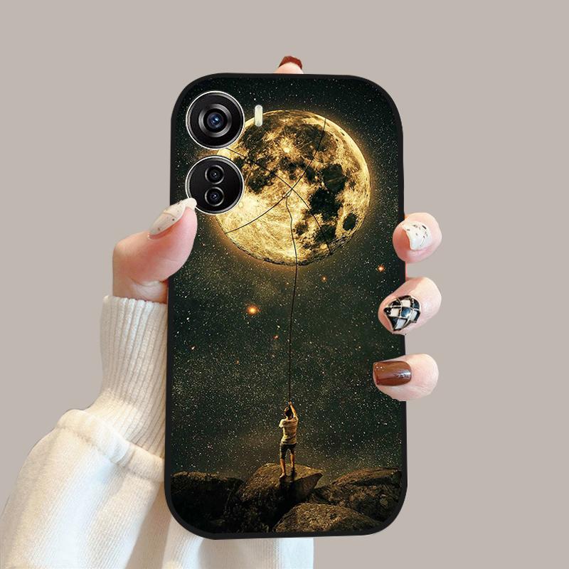 Para ZTE Blade V40 Funda de Diseño V41 Vita Silicona Suave TPU Fundas para Teléfono Para ZTE Axon 40 Lite Moda Lujo Protectoras Fundas Cubierta