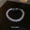 New Super Flash Zircon Splicing Buckle Bracelet Fashion Temperament Bracelet Versatile Jewelry Women