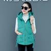 Autumn Winter Short Cotton Vest Hooded Women Jacket Sleeveless Coat Warm Ladies Winter Waistcoat