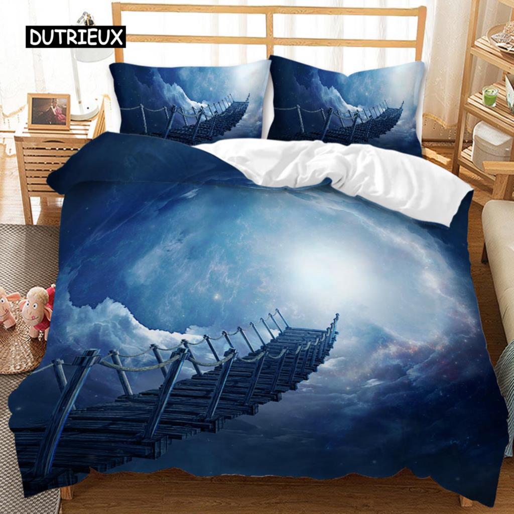 

Городской пейзаж Пододеяльник Замок Велосипед Ретро Здание Традиционная британская культура Двойной Queen King Size Полиэстеровый стеганый чехол EU single(135x200cm)