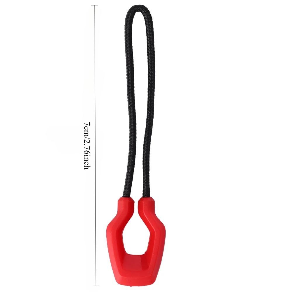 5Pcs Luminous Zipper Pullers Convenient Zippers Extension Knapsack Jacket Tent Zipper Pull Slider Head Tool Luggage Accessories