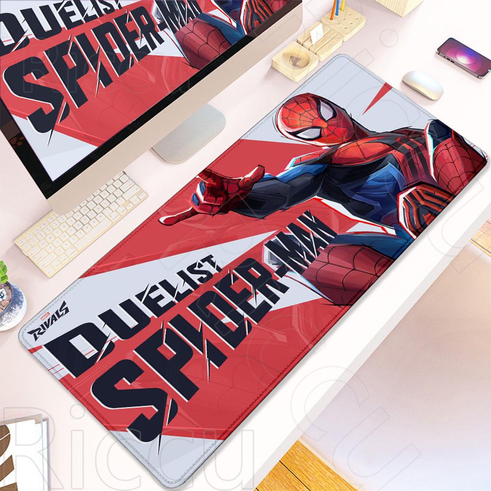 PC Peripherals HD S-Spider Man Mouse Pad Anime Film Rubber Keyboard Mouse Pad Comic Office Desk Laptops Gaming Accessories Mat