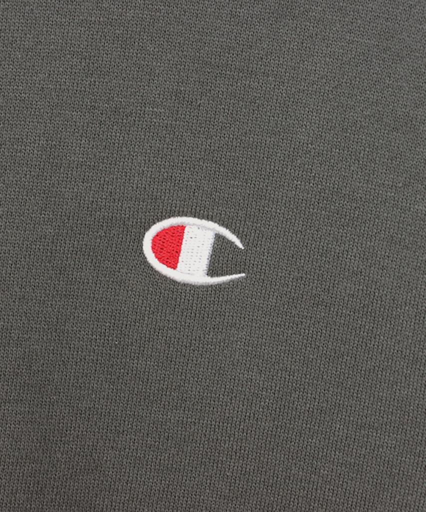 Champion C Logo Regular Fit Zip-Up Hoodie Dark Grey