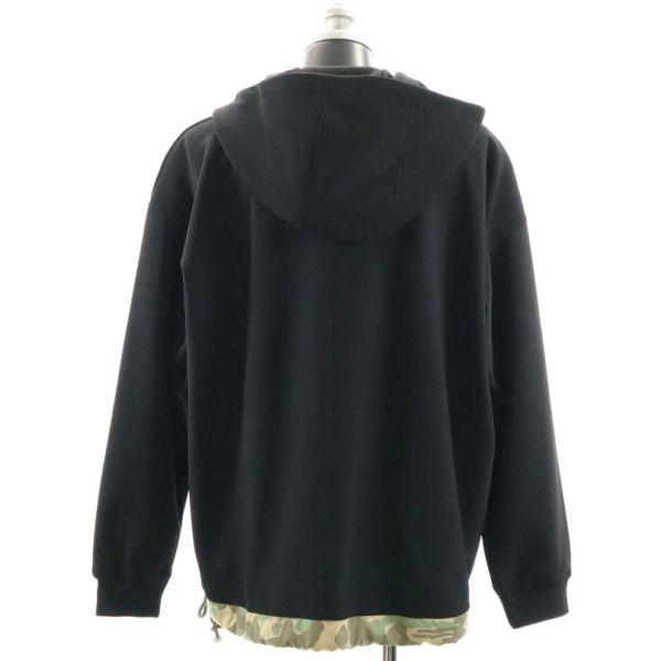 Brand new quolt Camouflage Anorak Parker L black Men's Used