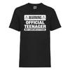 13. Geburtstag Teenager T-Shirt - Achtung, Offizieller Teenager kann Haltung enthalten