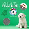 Pet Snuffle Mat Washable Dog Snuffle Mat Multi Flower Design Slow Feeding Mat Encourages Natural Foraging Skills for Dogs Smell Training Anxiety