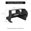 Para Toyota Land Cruiser Prado 250 2024 2025 Carro Console Central Caixa de Armazenamento Bandeja Acessórios Interiores Organização PRETO