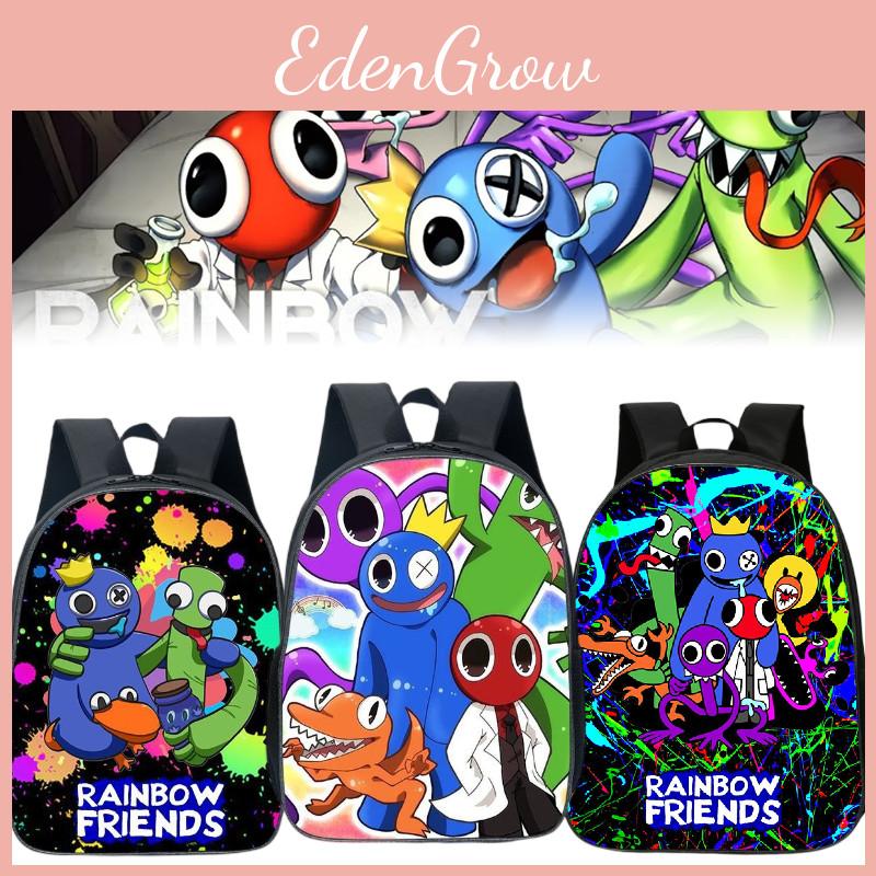 High-quality Roblox Rainbow Friends School Backpack With Durable Nylon Material